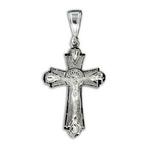 Sterling Silver Crucifix Cross Pendant