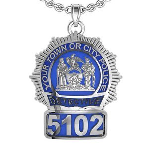 Personalized Detective Badge with Your Number   Department