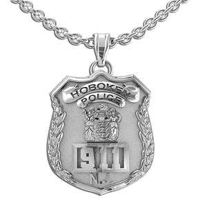 Personalized New Jersey Police Badge with Your Number   Department