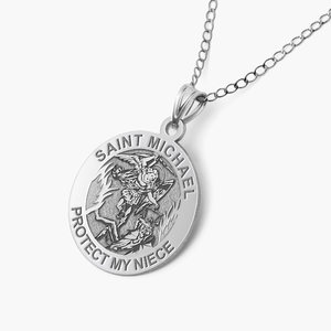 Saint Michael   Protect My Niece   Religious Medal   EXCLUSIVE 