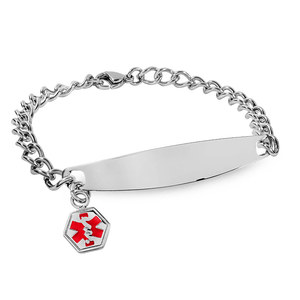 Stainless Steel Women s Medical ID Bracelet