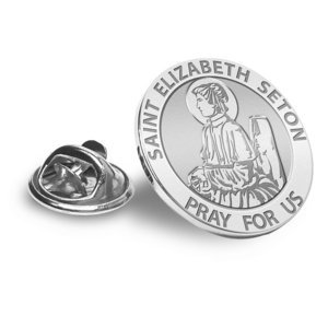 Saint Elizabeth Seton Religious Brooch  Lapel Pin   EXCLUSIVE 