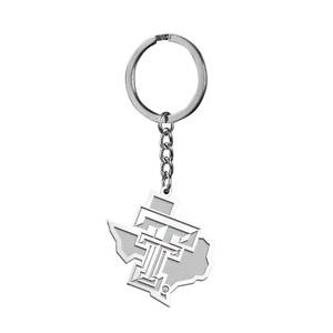 Texas Tech Outline Logo Keychain