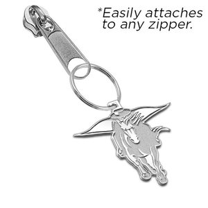 Texas Tech Rider Zipper Pull