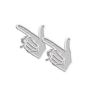 Pair Of Texas Tech Guns Up Earrings