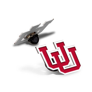 University of Utah Color Enamel Intertwined U Pin