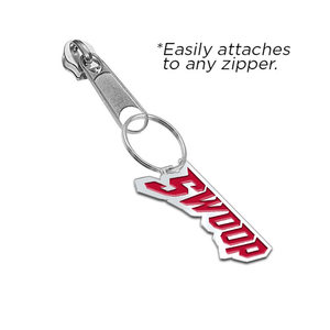 University of Utah Color Enamel Swoop Zipper Pull