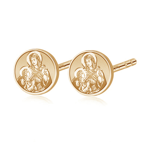 Pair of Saint Anne Stud Earrings