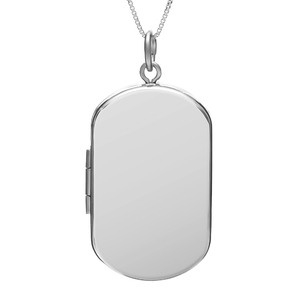 Dog Tag Photo Locket
