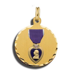 Purple Heart Charm