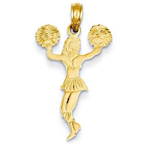 Cheerleader Charm or  Pendant