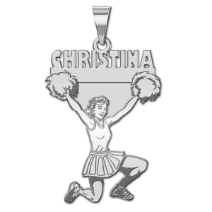 Custom Cheerleader Charm or Charm or  Pendant