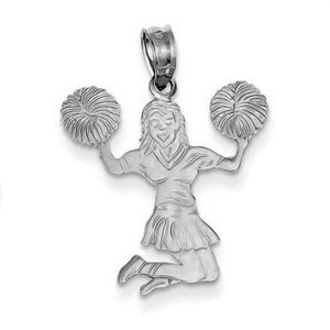 Jumping Cheerleader Charm or  Pendant