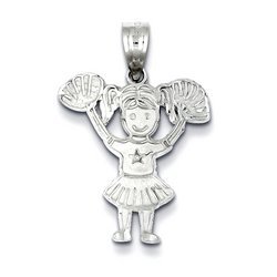 Cheerleader Charm or  Pendant