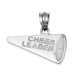 Cheerleader  Megaphone  Charm or  Pendant