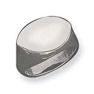 Sterling Silver Women s Oval Signet Ring