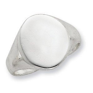 Sterling Silver Women s Oval Signet Ring