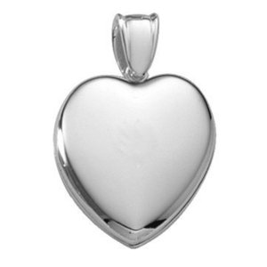 Platinum Heart Premium Weight Locket