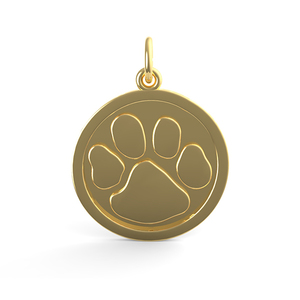 Large Paw Print Charm