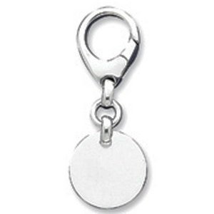 Engravable Sterling Silver Keychain