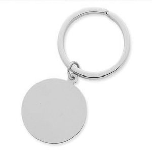 Engravable Round Key Chain