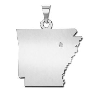 Personalized Arkansas Pendant or Charm