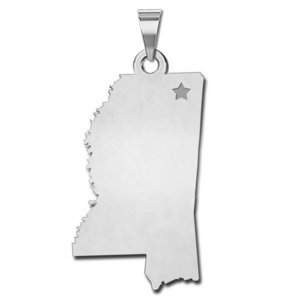 Personalized Mississippi Pendant or Charm