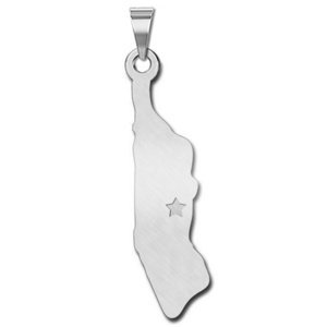 Personalized New York City  Manhattan Pendant or Charm