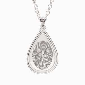 3D Teardrop Shape with Fingerprint