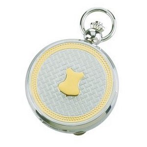 Charles Hubert Photo Two Tone Pocket Watch