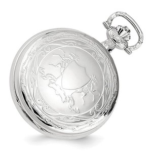 Charles Hubert Paris Hunter Case Quartz Pocket Watch