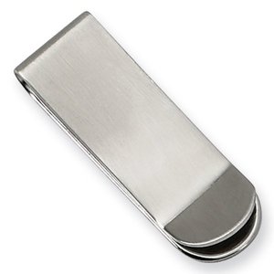 Engravable Stainless Steel Money Clip