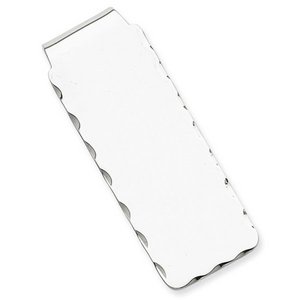 Engravable Sterling Silver Money Clip