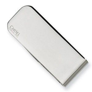 Engravable Stainless Steel Money Clip