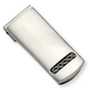 Engravable Stainless Steel Money Clip